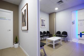 Sala de espera de la cínica Fátima